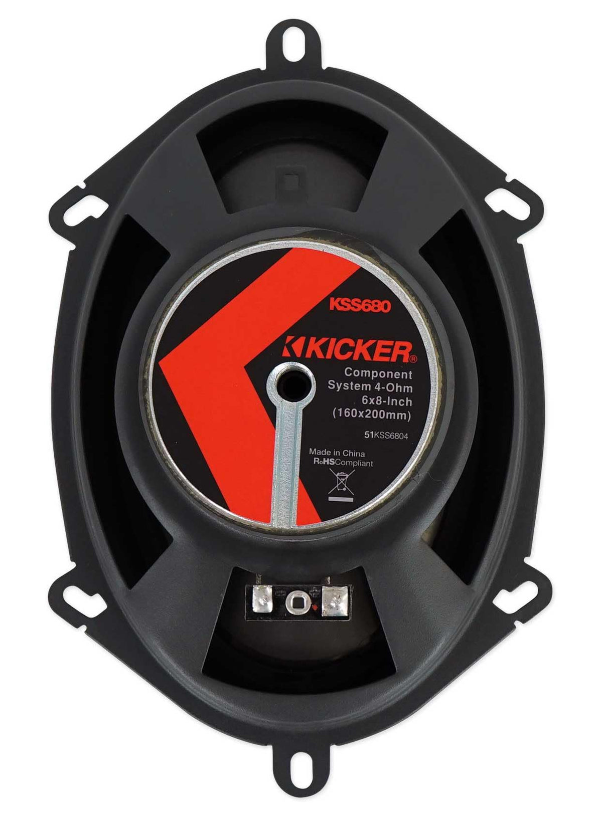 Audiosavings Bundle: (1) Pair Kicker 51KSS6804 6x8 / 5x7 Car Audio Component Speakers Bundle with (1) Pair Kicker 51KSC6804 6x8 75 Watt RMS Car Audio Speakers KSC6804 KSC680 (Items 4)