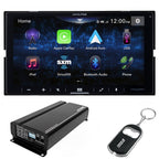 Alpine iLX-W670 7” Shallow-Chassis Digital Multimedia Receiver with KTA-450 4-Channel Power Pack Amplifier