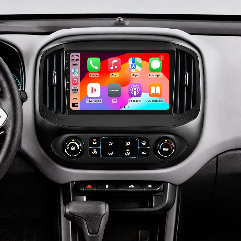 Car Stereo Radio Compatible for Colorado 2015-2022 with Carplay Android Auto GPS Navigation 10in Touchscreen Car Radio Player with Bluetooth WiFi FM/RDS SWC Mirror Link + Backup Camera