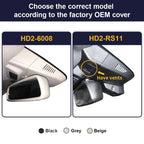 Fitcamx Front 4K+Rear 1080P Dash Cam Suitable for Benz GL 2013-2016 & ML 2012-2015 (HD2-6008), OEM Factory Look, 2 Way HD Video, Built-in WiFi & APP, Loop Recording, G-Sensor, Easy to Use, 128GB Card