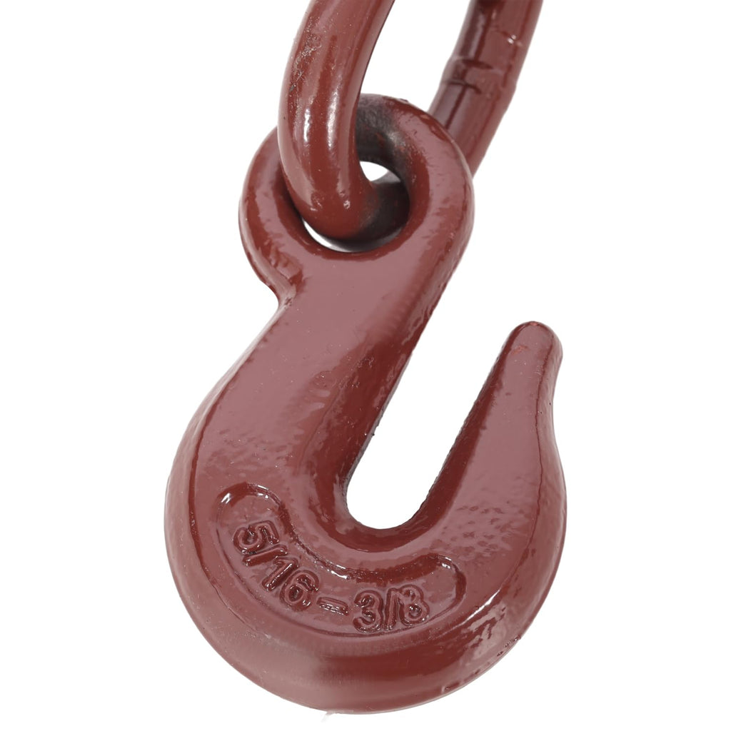 Heavy Duty Ratchet Binders with Adjustable Hooks, 4-Pack, Red
