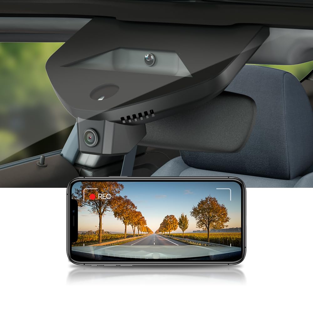 Fitcamx Used Dual 4K+1080P Dash Cam Adapts for Cadillac Escalade 2021-2026