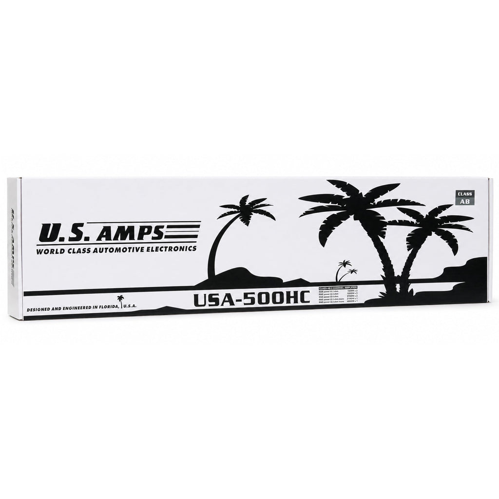 US Amps USA-500HC 2-Channel 4952W RMS Class A/B Amplifier