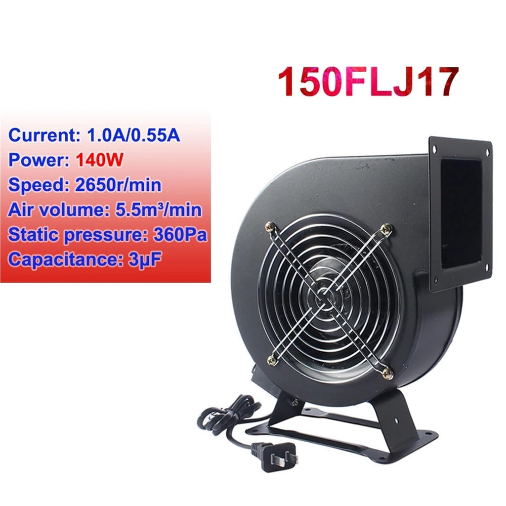 140W Small dust Exhaust Blower Inflatable Model Centrifugal Blower air Blower 150FLJ17 220V 110V 380V(220V,AU)