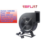 140W Small dust Exhaust Blower Inflatable Model Centrifugal Blower air Blower 150FLJ17 220V 110V 380V(220V,AU)