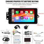 7 in Touchscreen Car Radio Stereo for Pontiac Torrent 2006 Upgrade,Android 13 Double Din Radio for Pontiac Torrent with Wireless Carplay Android Auto,Support WiFi GPS SWC Backup Camera-2+64G