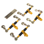 12,000lbs Ratchet Load with Detachable Handle, Anti Slip, Proof, 360° Rotation for Transportation, (5/16-3/8)