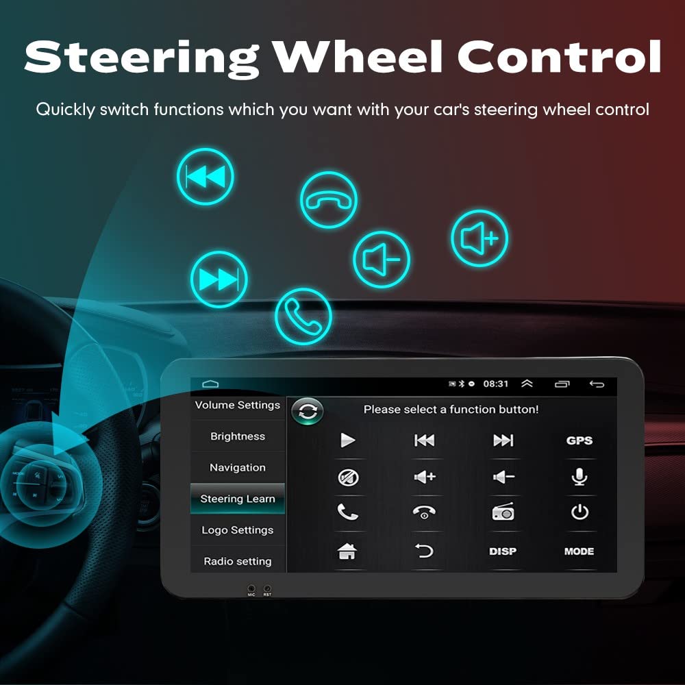 for Volvo XC60 2009-2017 Car CarPlay Android Auto Navigation Stereo GPS Radio Reverse Camera Display 10.33" QLED Touchscreen Headunit Tablet Pad Media Player, if Applicable Octa Core 6G+128G