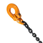 Axle Chain Tie Down with Omega Link 3/8" x 6 FT with Ratcheting Load Binder | Premium Cargo Control Kit | HD (PN: G8CHSL375SOMX6)