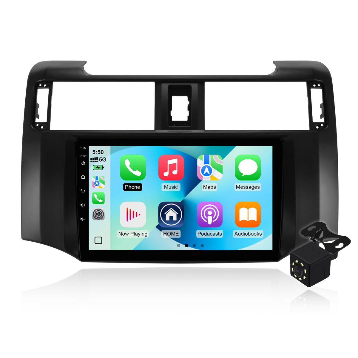 12.3" Touchscreen Radio 4+64G Android 14 Double Din Car Radio Stereo for Toyota 4Runner 2010-2020 Built-in Wireless Carplay/Android Auto/GPS/Bluetooth/FM/AUX-in/SWC/Camera