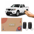 MPC 2-Way Remote Start Kit Compatible with Nissan Frontier 2008-2019 - with T-Harness - Firmware Preloaded - Includes (2) Extended Range 4-Button 2-Way Remotes
