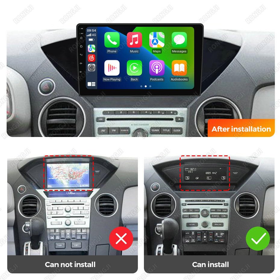Upgraded Stereo for Honda Pilot 2008-2015 Radio 8Core 4+64GB
