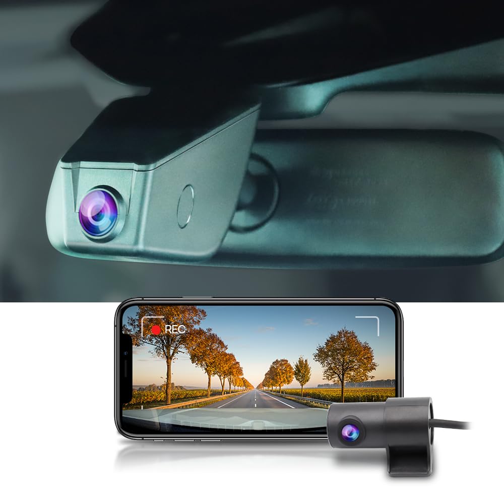 Fitcamx 4K Dash Cam Suitable for Ford Edge 2011-2018 (HD2-6275), OEM Style