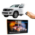 MPC Factory Remote Activated Remote Start Compatible with 2018-2019 Toyota Sequoia - H-Key - with T-Harness - Firmware Preloaded