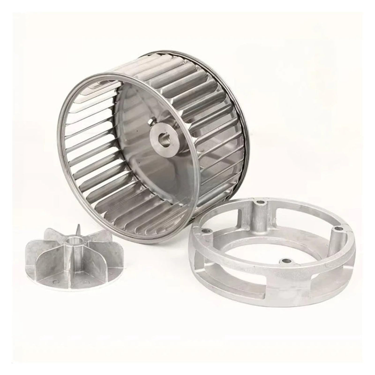 A/C Blower Motor Fan Prat Parts Stainless Steel Riveted Multi-Wing Wind Turbine Forward Tilting Centrifugal Fan Impeller