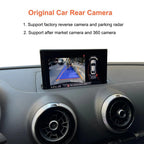 Wireless Carplay Android Auto for Audi A3 A4 A5 S3 B9 Q2L Q5L Q7 2014-2018 with MIB System Carplay Retrofit Decoder Box Kit Support Mirrorlink, Camera