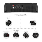 Taramps HD 3000 4 Ohms White 1 Channel Amplifier 3000 Watts RMS Digital, Crossover, Low/High Pass, Bass Boost, Gain Control, Car Audio System, Monoblock Full Range, LED Monitor Indicator, HD 3k