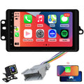 QLED Radio for Chevy Chevrolet Silverado SSR Tahoe 2003-2006,GMC Siera Yukon 2003-2006,Hummer H2 2003-2007,CarPlay Android Auto Ready,Steering Wheel Control,Free Back Camera