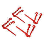 4 Pack Lever Load Binder 5/16-3/8in, 5400Lbs Working Load Limit G70 Transport Chain Load Binders for Industrial Transportation (with 5/16 x 20FT Chains)
