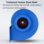 High-Temperature Industrial Boiler Blower - Compact Centrifugal Fan with Flange & Bracket for Efficient Air Supply & Combustion Intake in HVAC & Ventilation Systems