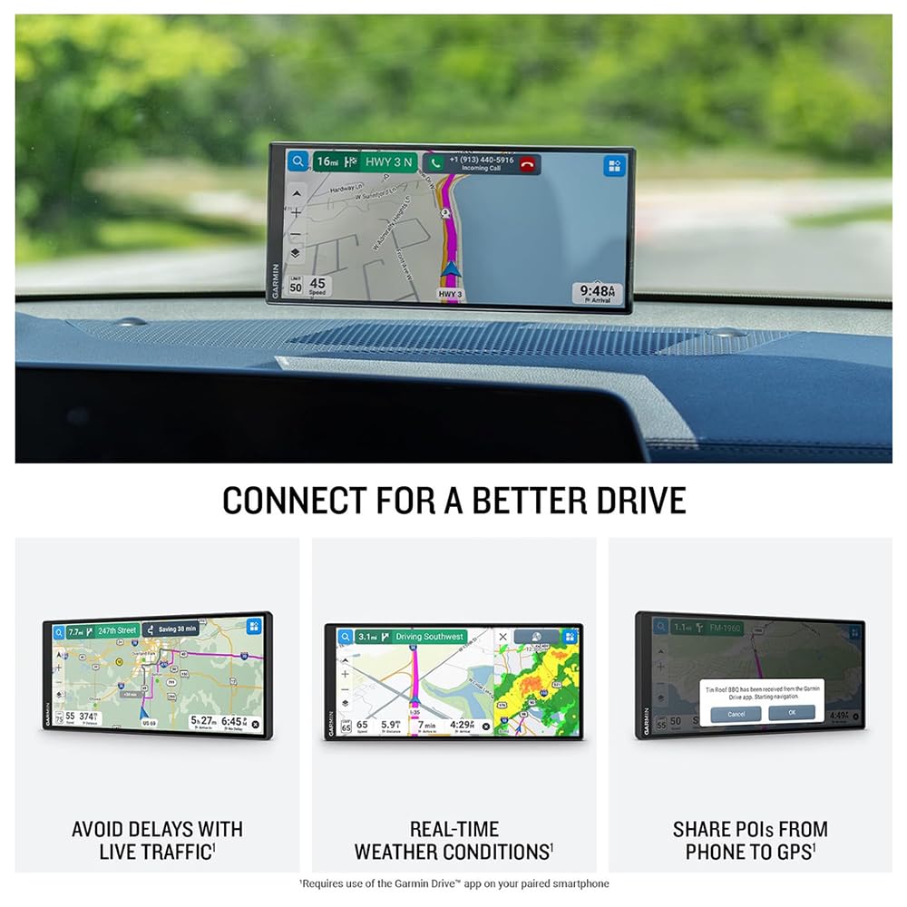 Garmin Drive (8.8") GPS Navigator 010-04320-00 with Accessories Bundle