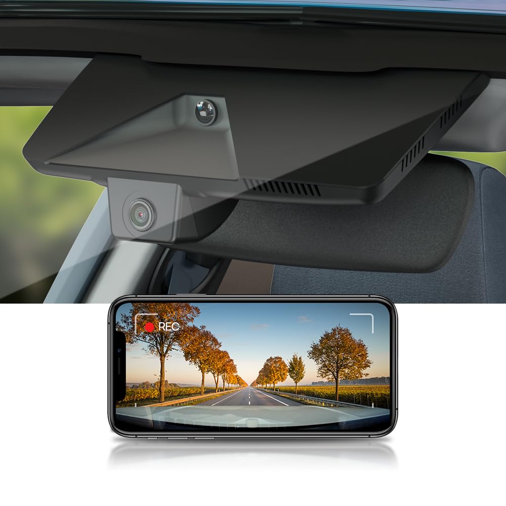 Fitcamx Front 4K+Rear 1080P Dash Cam for 2025-2026 Kia K4 (Part No#GG100)