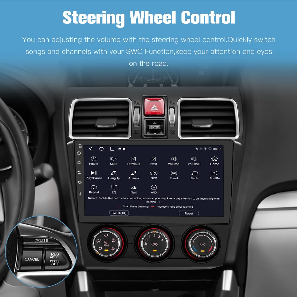 Junsun Car Radio for Subaru Forester 2015-2018 CarPlay 64GB ROM