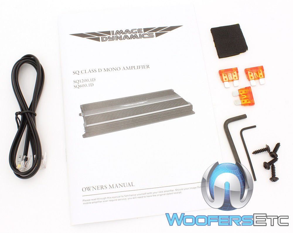 Image Dynamics SQ1200.1D Monoblock 1200 Watts RMS SQ Series Amplifier