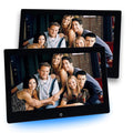 4K Android 13 Portable Car TV Headrest Monitor Back Seat 10.1 Inch Touch Screen Tablet Portable Multi-Media Video Player,Support Phone Wireless Mirror Link,WiFi HDMI/USB/SD Card &2G+32GB 2PCS