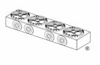 MENACE AUDIO Car Audio Midrange Enclosure 4 x 6.5 2000Watts VOICEBOX (MA-VB6525-4R) RED