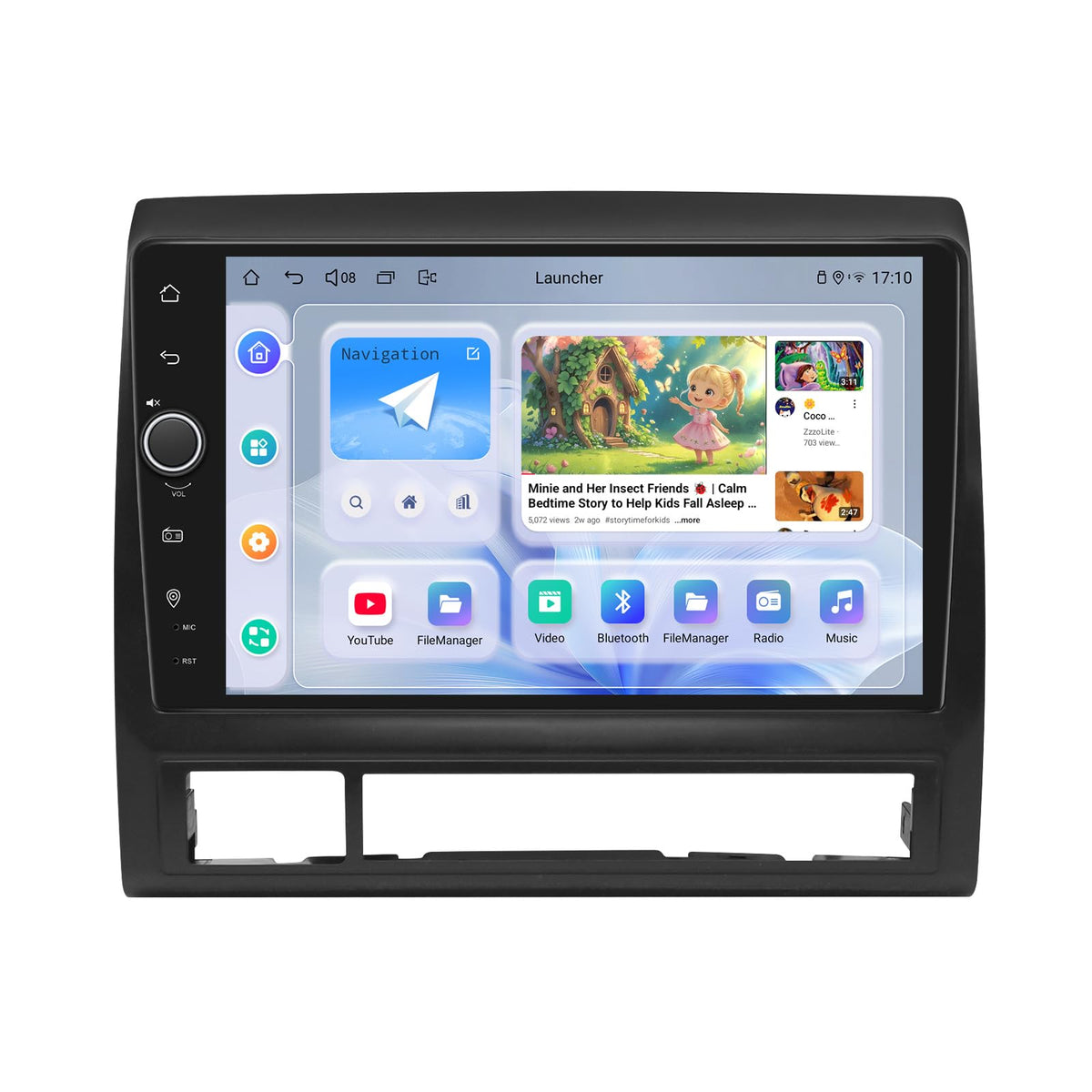 JOYING Car Radio for Toyota Tacoma 2005-2015 Android 13 Car Stereo 9 Inch Head Unit with Carplay & Android Auto, Mirror Link, GPS Navigation, Bluetooth, Volume Knob(JY-TT187N4)