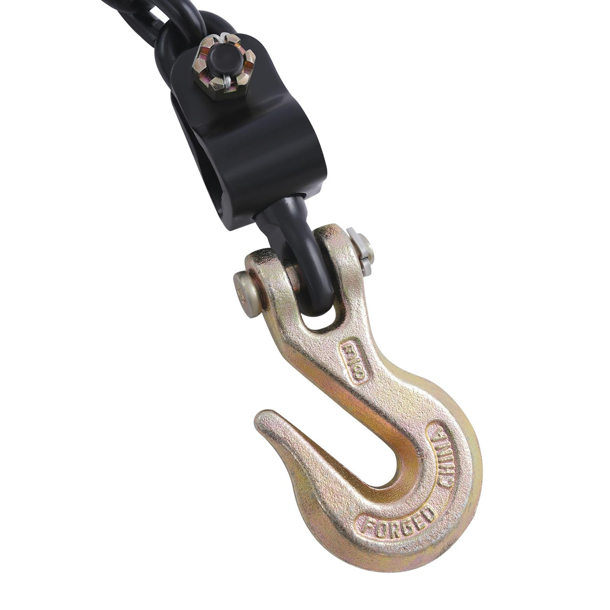 4 Pack 3/8"-1/2"Chain, Ratcheting Chain Binder - Heavy Duty Tie Down Ratchet Load Binder for Flatbed Trailers & Trucks 6600Pound