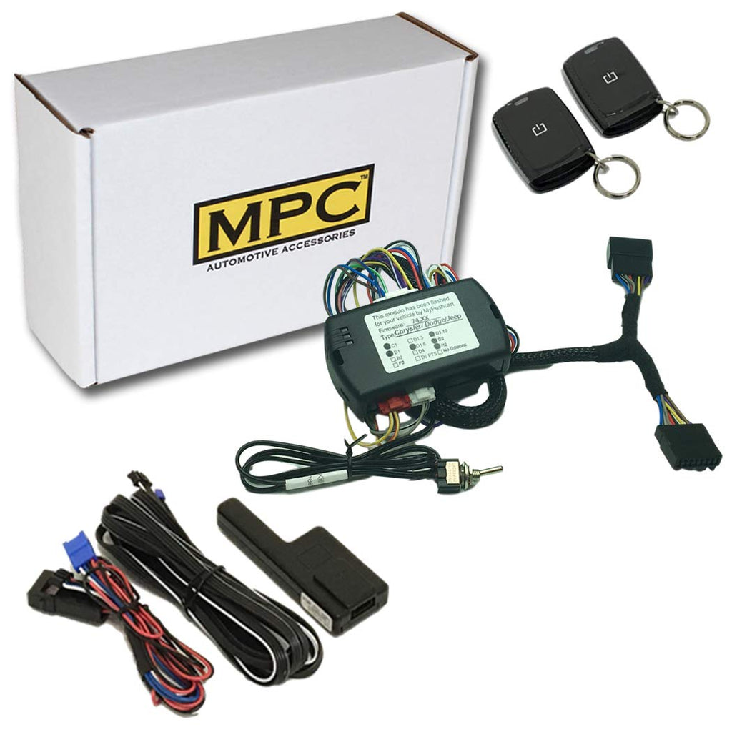 MPC Complete 1-Button Remote Start Kit Compatible with Chrysler Sebring 2008-2010 - T-Harness Firmware Preloaded