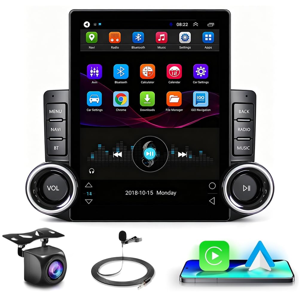 Android 15 Double Din 9.7" Car Radio Stereo for Toyota Solara 1999-2003