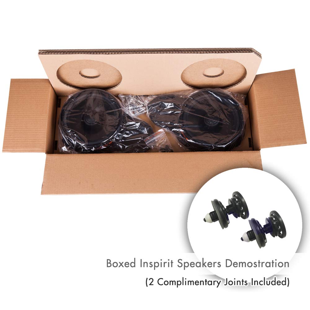 VMK2 Speaker Kit for VW CC08-17 Passat B6 B7 06-10 Front and Rear Door Drop-in Speaker Upgrade Set of 4