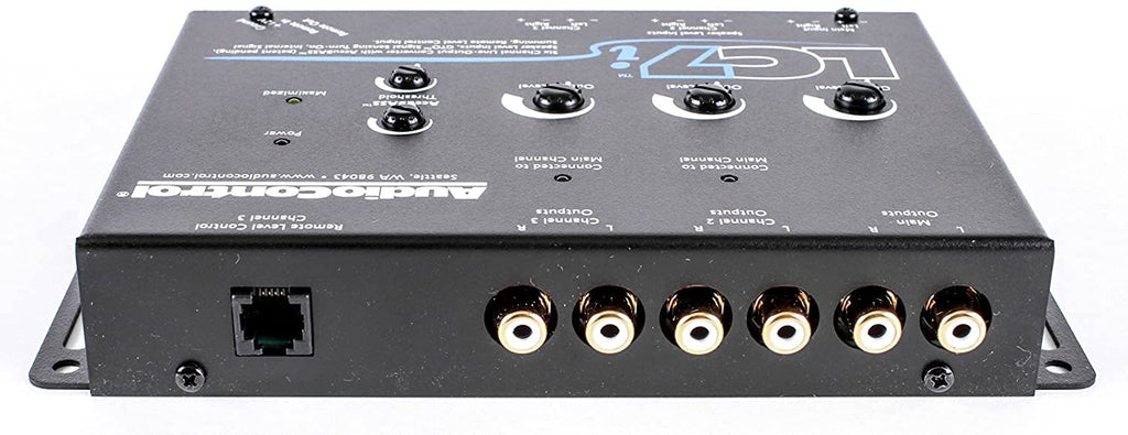 AudioControl LC7i Black 6-Channel Line Output Converter with Bass Restoration
