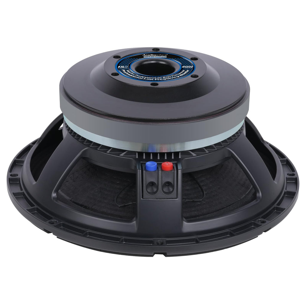 Audiopipe 15” Professional Public Address Woofer (NWA-PF-15154-8), High Power, 2000 Watts, 150 oz Magnet, 8 Ohms, 4" Voice Coil, Aluminum Basket, Paper Cone, Superior Performance