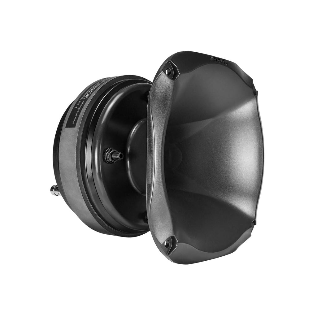 PRV AUDIO 2X WG2500Py Slim 200 Watts 2" Exit Mids & Highs Horn Driver 8 Ohm 107dB PRO Audio Polyimide Compression Driver with Shallow Waveguide (2 Horn Drivers) Bundle 400 Watts
