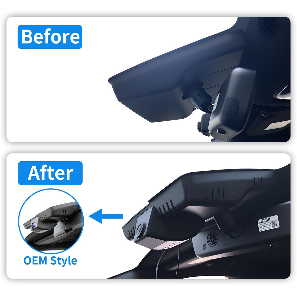 Front 4K Dash Cam for Genesis G70 2019-2026,Integrated OEM Look