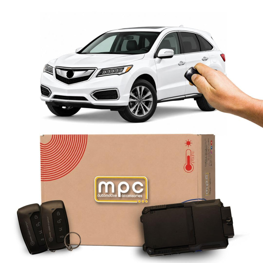 MPC Factory Remote Activated Remote Start Compatible with Acura RDX 2016-2018 Push-to-Start - Plug-in T-Harness - Firmware Preloaded