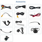 8+4G+64G 9 Inch Car Radio Stereo QLED Touch Screen Car Stereo