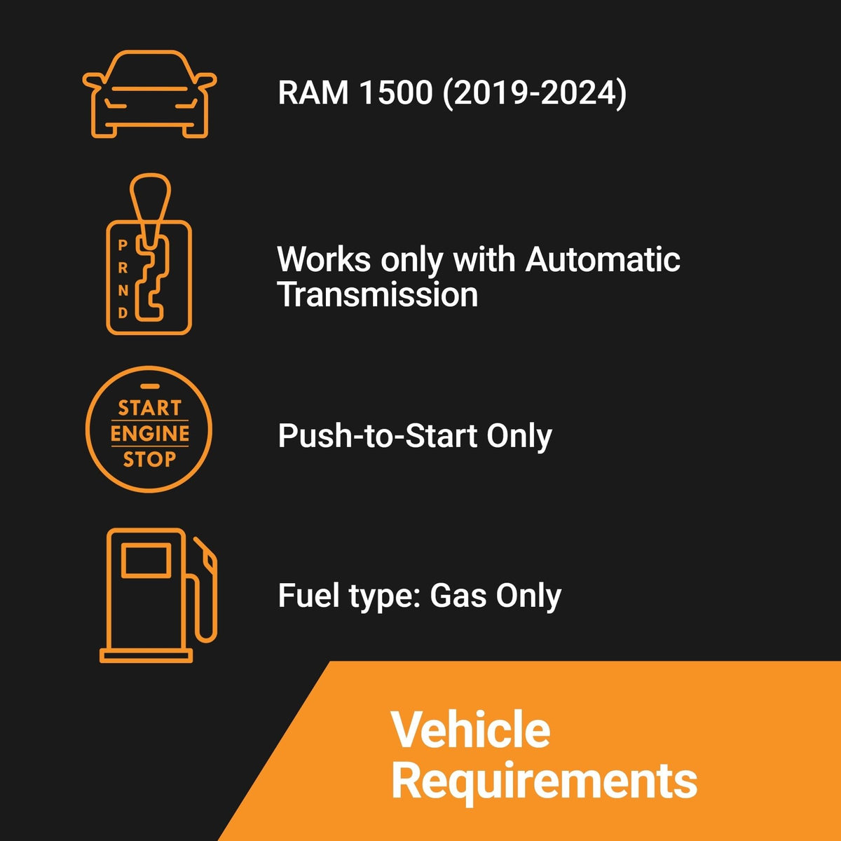 Start-X Remote Start Kit for RAM 1500 (2019, 2020, 2021, 2022, 2023, 2024)