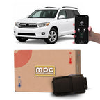 MPC Remote Start Kit Compatible with Toyota Highlander 2008-2010 || 2-Way 1-Button Remotes Long Range || Semi Plug & Play || No Wire Splicing || USA Tech Support