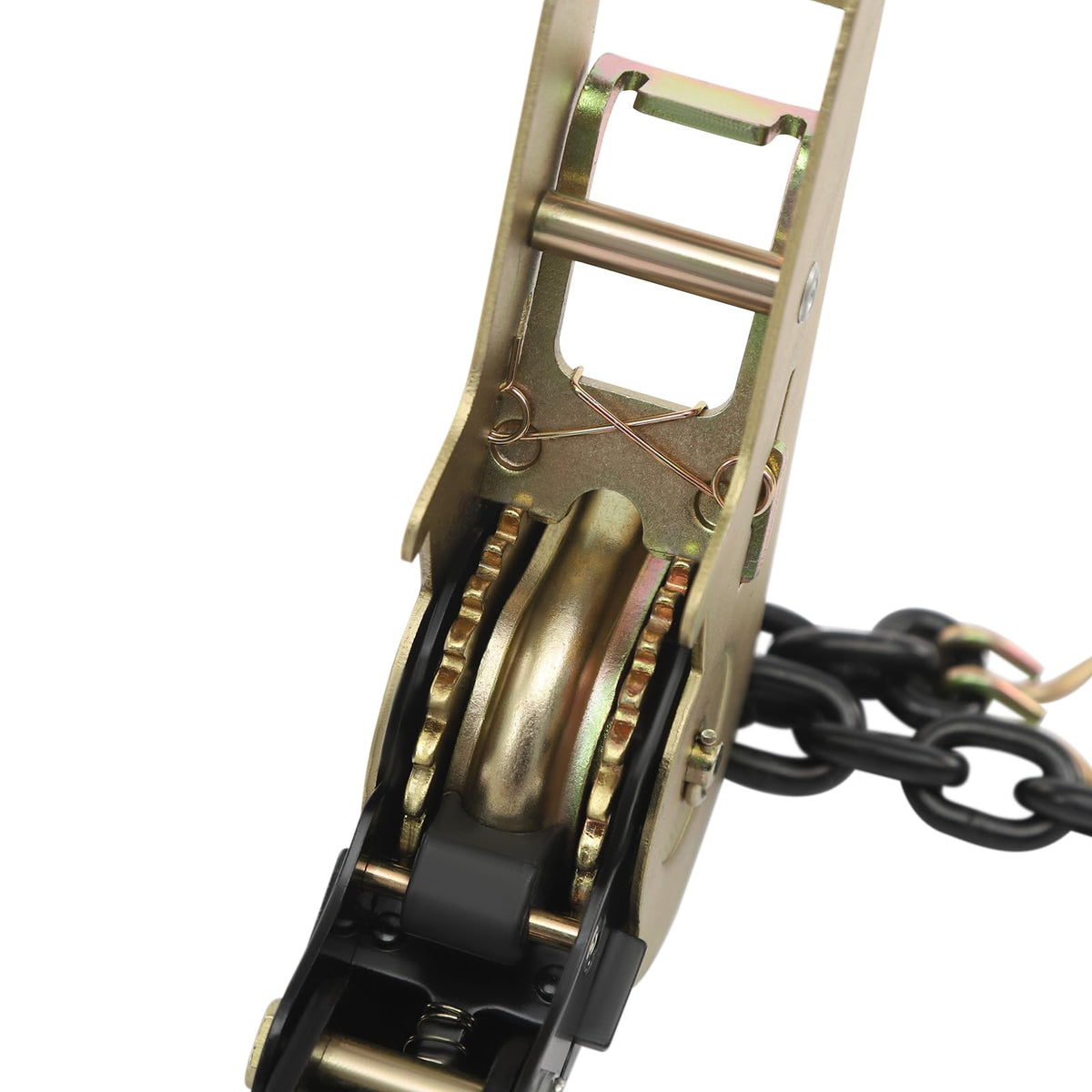 4 Pack 1/4"-5/16" Easy Ratchet Chain Binders with G70 Grab Hooks