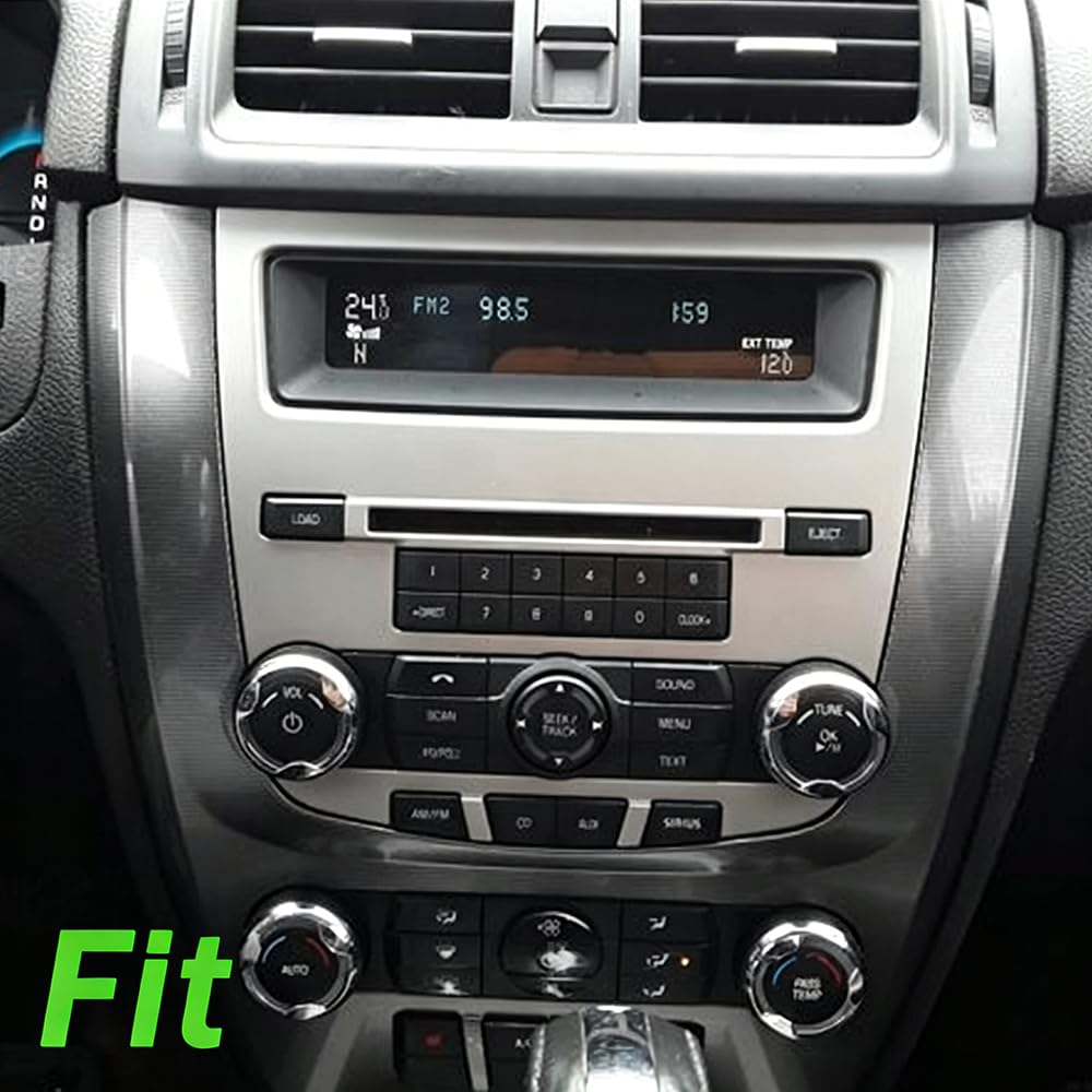 2+64G Android 14 Double Din Car Stereo for Ford Fusion Mondeo 2010 2011 2012 with Wireless Carplay Android Auto 9.7 Inch Car Stereo Radio Touch Screen Bluetooth WiFi Mirror Link FM RDS Backup Camera