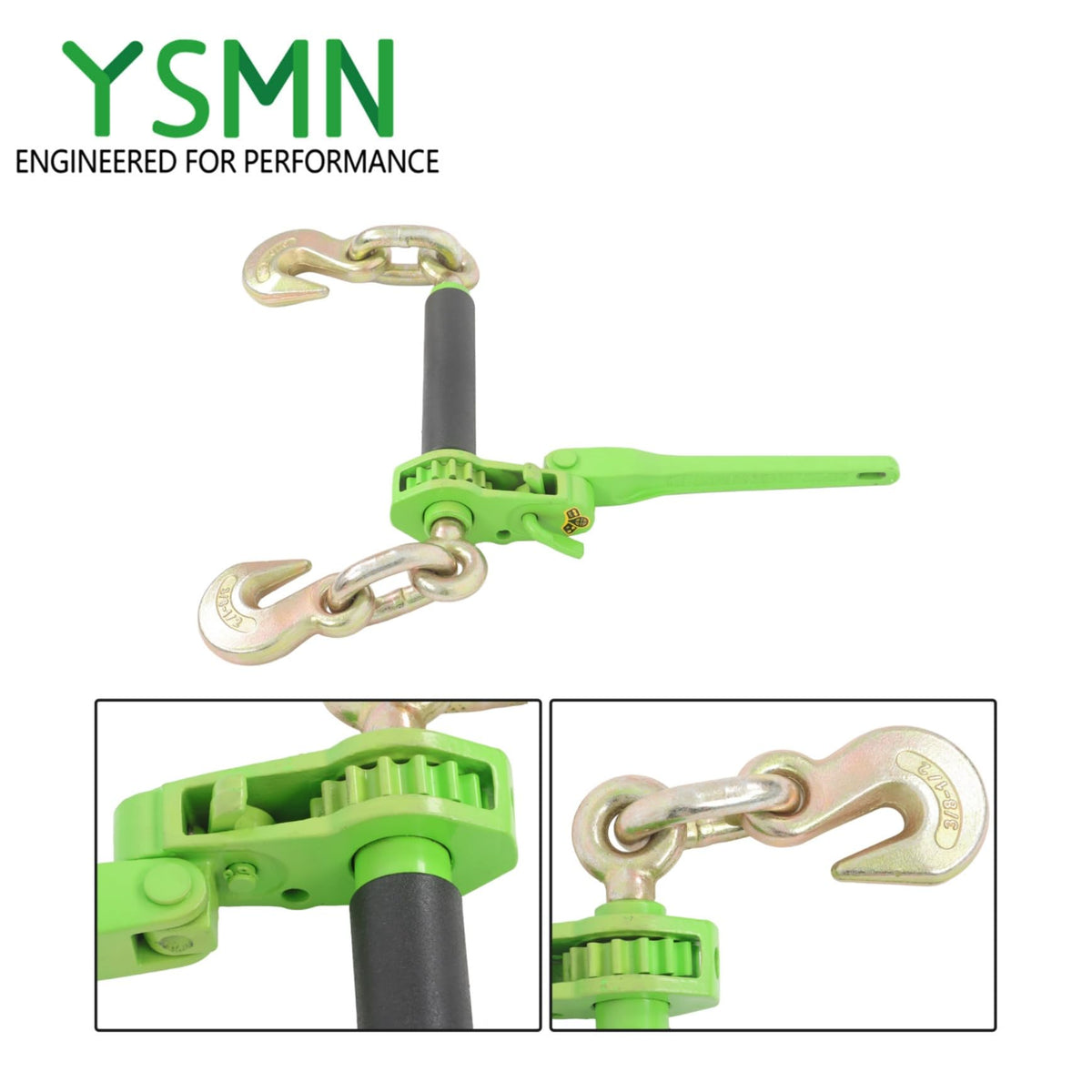 4 PCS Folding Handle with G70 Hook for 3/8in-1/2in Chain