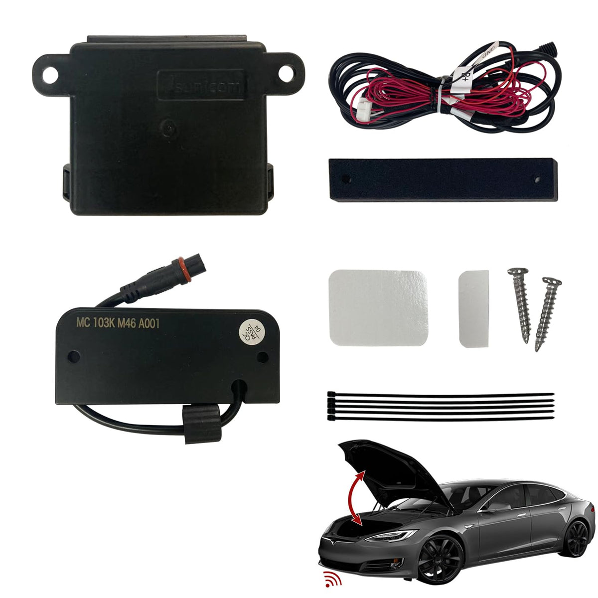 Power Frunk Kit & Foot Sensor for Tesla Model Y 2020-2026 Die Cast Car Body