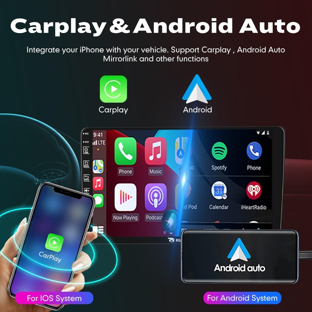 for Toyota Avalon 2013-2018 Car CarPlay Android Auto Navigation Stereo GPS Radio Reverse Camera Display 9" IPS Touchscreen Headunit Tablet Pad Media Player, if Applicable Quad Core 2G+64G