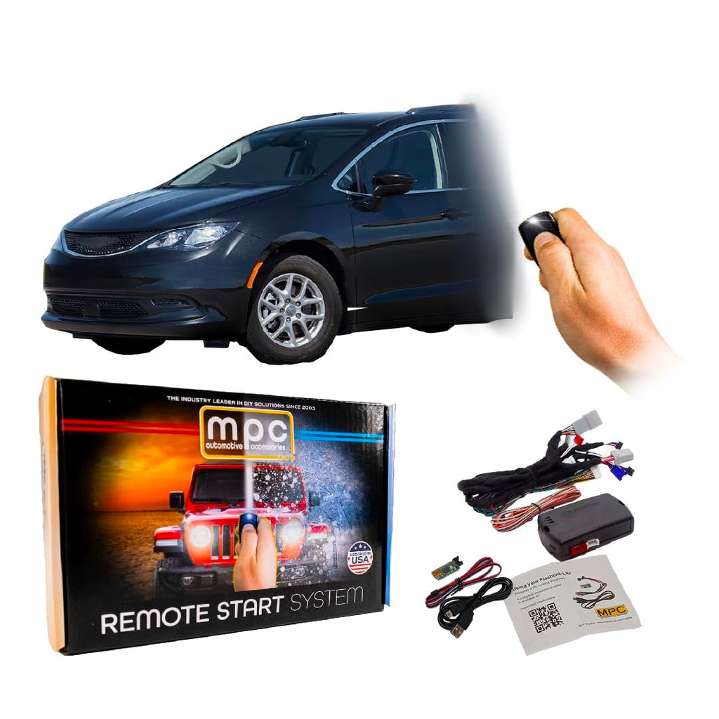 MPC Remote Start Kit Compatible with Chrysler Grand Caravan 2021-2022 || Push to Start || Gas || SEMI Plug & Play || Uses Factory Fob || Premier USA Tech Support