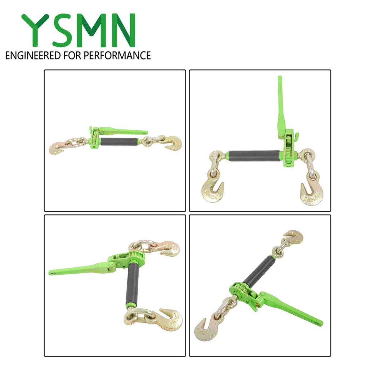 4 PCS Folding Handle with G70 Hook for 3/8in-1/2in Chain